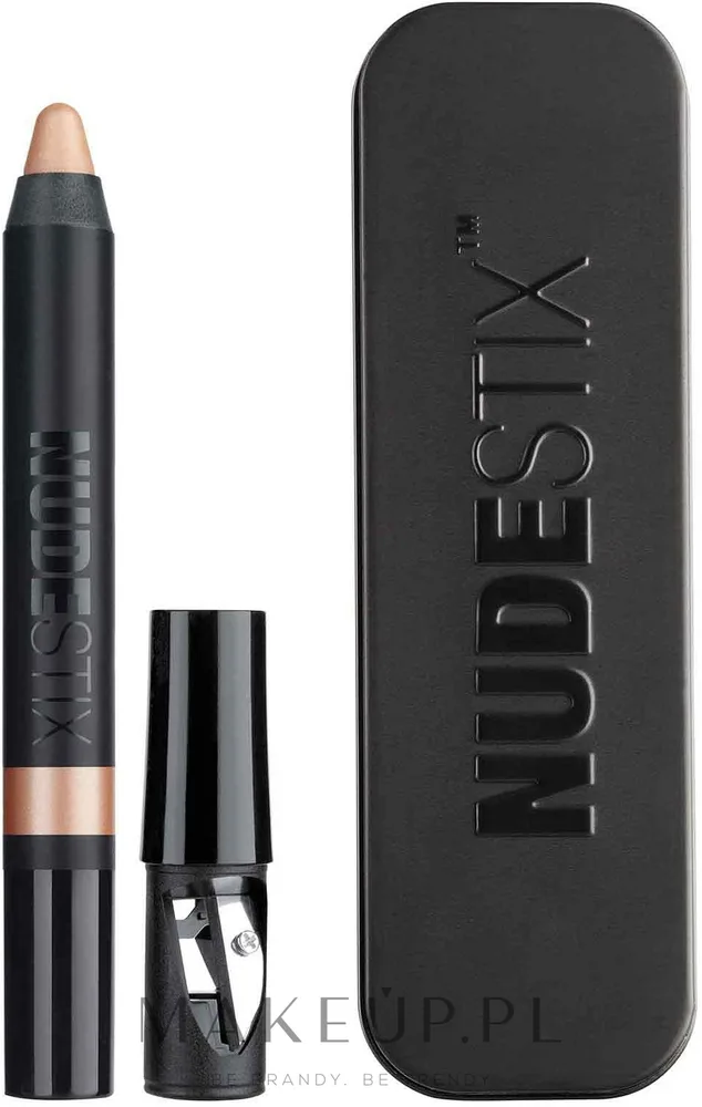 Карандаш-тени для век Nudestix Magnetic Luminous Eye Color стойкий, водостойкий, с блестящими частицами, 2,8 г, оттенок Copper Foil