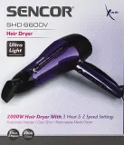 Фен Sencor SHD6600V 2000 Вт 2 скорости 3 температуры холодный обдув компактный — фото 2