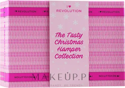 Набор декоративной косметики I Heart Revolution The Tasty Christmas Hamper палетки помада и блеск 9 предметов