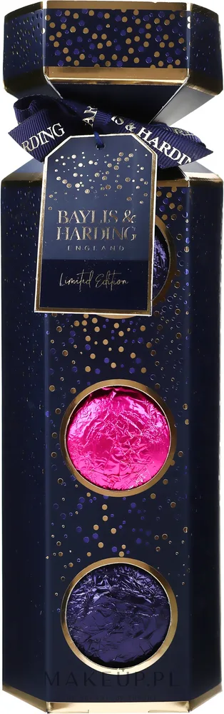 Набор бомбочек для ванны Baylis & Harding Mulberry Fizz с ягодным ароматом 3x100 г