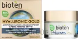 Дневной крем для лица Bioten Hyaluronic Gold SPF 10 против морщин с гиалуроновой кислотой 50 мл — фото 2
