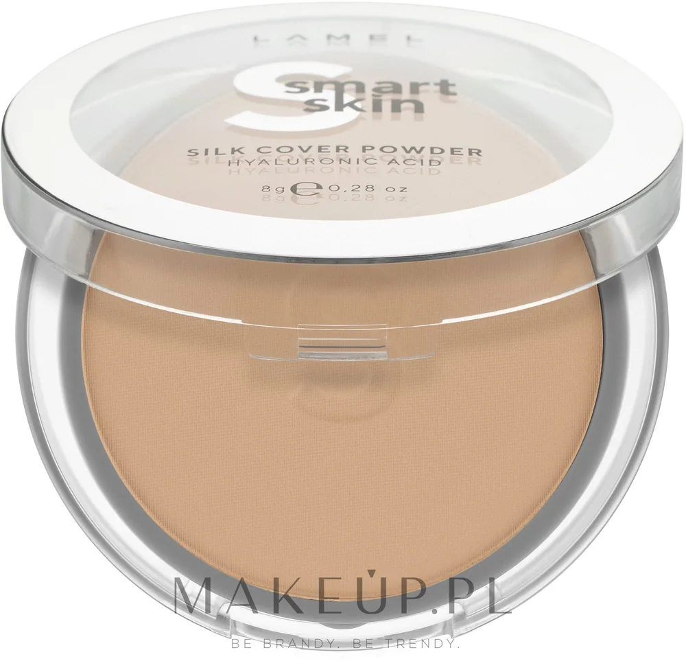 Компактная пудра LAMEL Make Up Smart Skin Compact Powder для лица матирующая, 8 г, оттенок 406