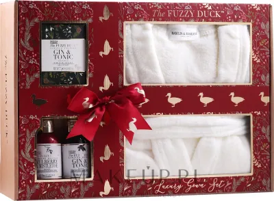 Baylis & Harding Baylis & Harding The Fuzzy Duck Winter Wonderland (sh/gel/100 мл + sh/cr/100 мл + bath crystals/75 г + soft bathrobe/1pc) - Набор для ванны и душа Baylis and Harding The Fuzzy Duck Winter Wonderland подарочный, гель и крем для душа, кристаллы для ванны и халат