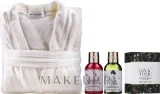 Baylis & Harding Baylis & Harding The Fuzzy Duck Winter Wonderland (sh/gel/100 мл + sh/cr/100 мл + bath crystals/75 г + soft bathrobe/1pc) - Набор для ванны и душа Baylis and Harding The Fuzzy Duck Winter Wonderland подарочный, гель и крем для душа, кристаллы для ванны и халат — фото 2