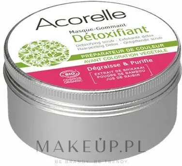 Маска для кожи головы Acorelle отшелушивающая детокс, органическая, пудра бамбука, экстракт шикакай, масло ши, экстракт винограда, 200 мл