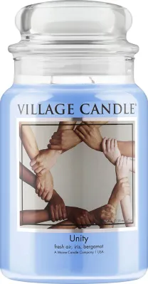 Village Candle Unity / Ароматическая свеча в стекле, бергамот, ирис и бензоин, 602 г