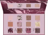 Палетка теней для век Eveline Cosmetics Shocking Nudes Eyeshadow Palette 12 оттенков — фото 2