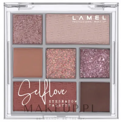 Палетка теней для век LAMEL Make Up Selflove Eyeshadow Palette 7 оттенков