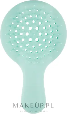 Силиконовая щётка для волос Janeke Mini Superbrush бирюзовая