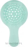 Силиконовая щётка для волос Janeke Mini Superbrush бирюзовая — фото 1