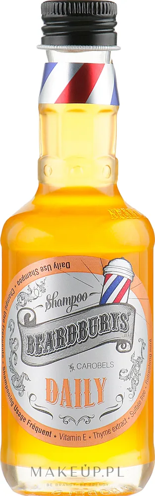 Шампунь Beardburys Daily для ежедневного использования с ментолом и тимьяном