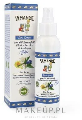 Дезодорант-спрей L'Amande Fiori e Bacche di Sardegna Deodorant Spray для тела, 100 мл