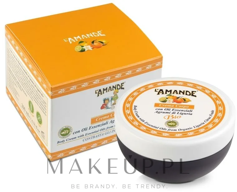 Крем для тела L'Amande Marseille Liguria Citrus с гиалуроновой кислотой и цитрусом 200 мл
