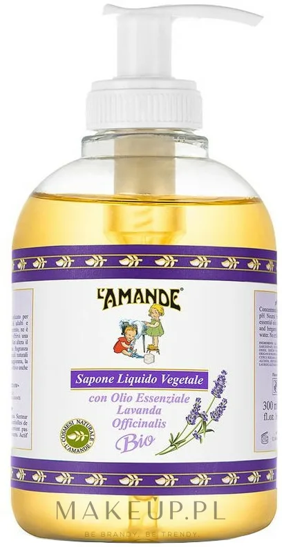 Жидкое мыло L'Amande Marseille Lavender органическое с лавандой и оливковым маслом, 300 мл