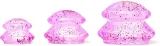 Набор силиконовых банок Crystallove Crystal Body Cupping Set Rose для массажа тела розовые — фото 2