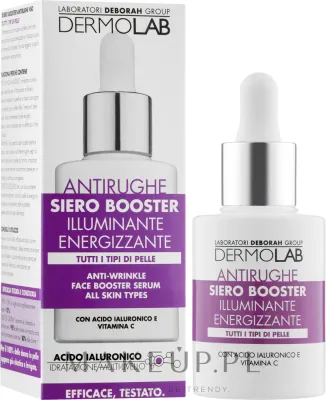 Сыворотка для лица Deborah Milano Dermolab Anti-Wrinkle Booster против морщин с витамином C и гиалуроновой кислотой 30 мл
