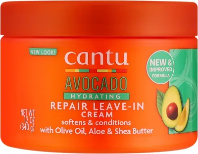 Несмываемый увлажняющий кондиционер для волос с маслом авокадо Cantu Avocado Hydrating Repair Leave-In, 340 г