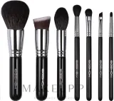 Eigshow Beauty Eigshow Premium Chic Series Mini Bright Silver - Набор кистей для макияжа Eigshow Premium Chic Series Mini Bright Silver 7 шт — фото 1