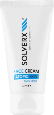 Крем для лица Solverx Atopic Skin для чувствительной кожи с PHA-кислотой 50 мл