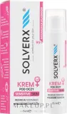 Крем для области вокруг глаз Solverx Sensitive Skin с экстрактом киноа и скваланом для чувствительной кожи 15 мл — фото 1