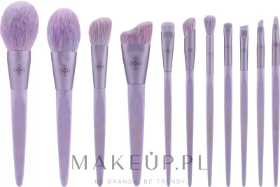 Набор кистей для макияжа Eigshow Beauty Eco Pro Bamboo Fiber Purple Brush Kit 11 шт