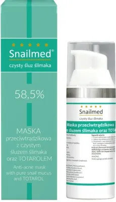 Snailmed Anti-Acne Mask For Night — ночная маска для лица против акне со слизью улитки