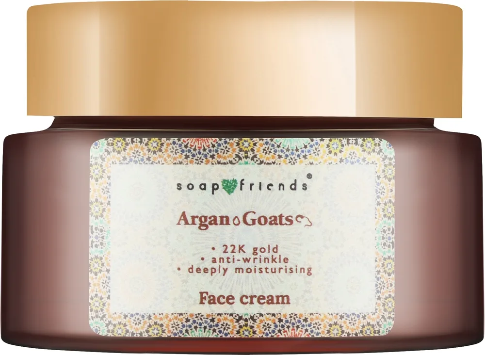 Крем для лица Soap&Friends Argan&Goats увлажняющий с аргановым маслом 50 мл
