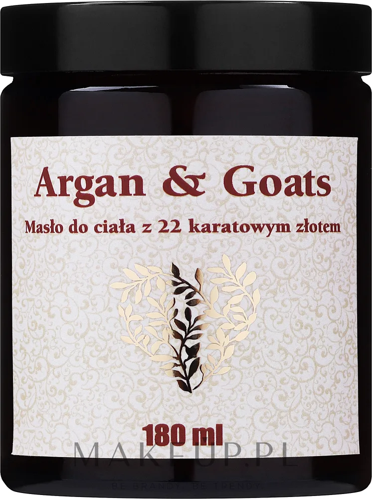 Масло-баттер для тела Soap&Friends Argan&Goats с аргановым маслом и золотом