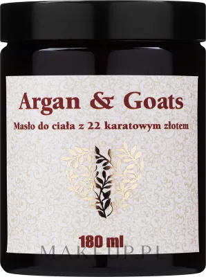 Масло-баттер для тела Soap&Friends Argan&Goats с аргановым маслом и золотом
