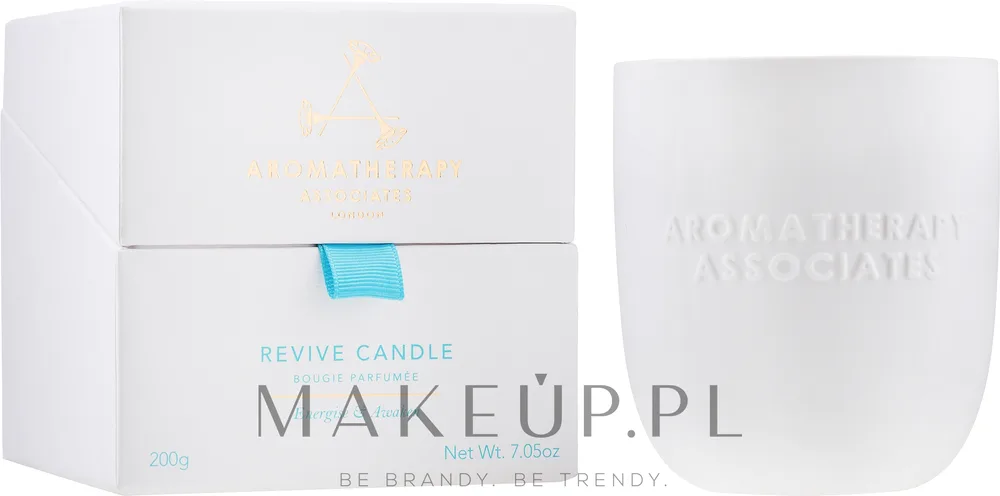 Aromatherapy Associates Revive / Соевая свеча в керамике, грейпфрут, розмарин и можжевельник, 200 г