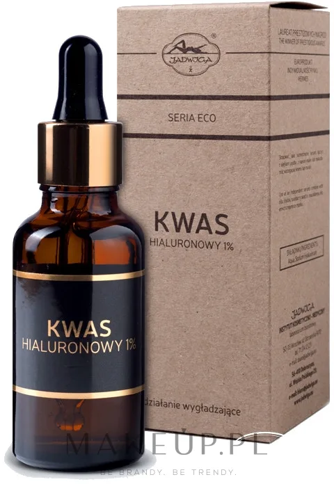 Сыворотка для лица Jadwiga Hyaluronic Acid 1% гель с гиалуроновой кислотой увлажняющая 30 мл