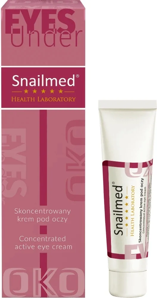 Крем для кожи вокруг глаз Snailmed B-tox Like Active Eye Cream концентрированный, против морщин, со стехиолом