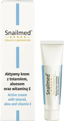 Крем для кожи вокруг глаз Snailmed Health Laboratory активный, с тотаролом, алоэ и витамином E