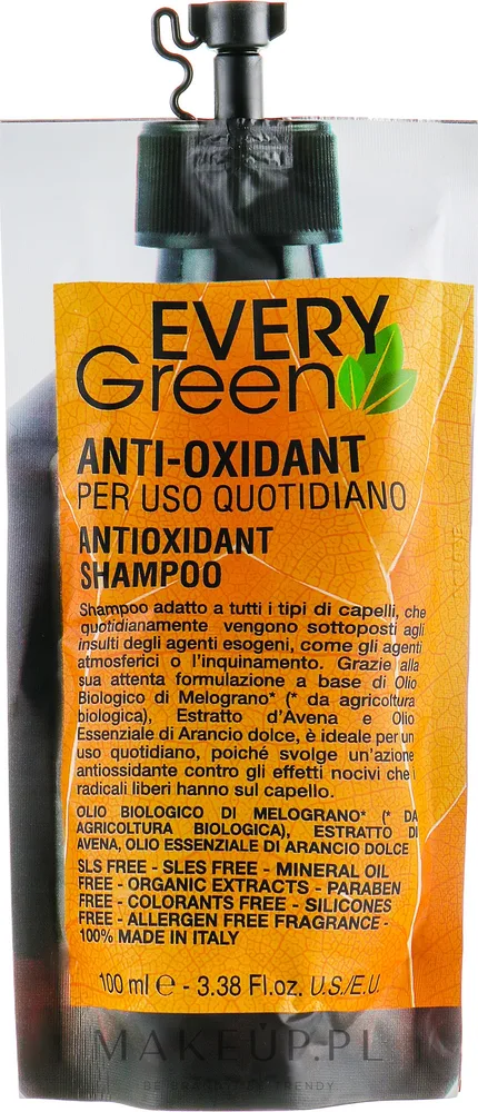 Шампунь EveryGreen Anti-Oxidant антиоксидантный с гранатом и апельсином 500 мл