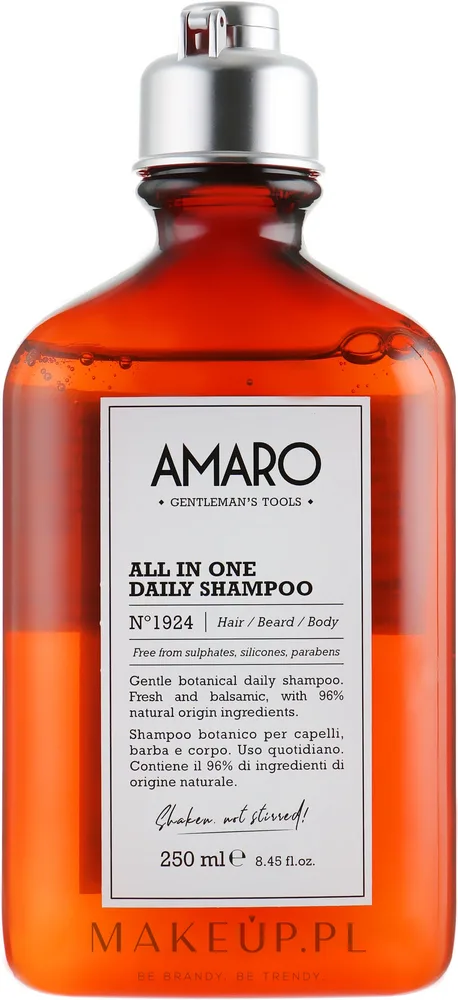 Шампунь FarmaVita Amaro All In One для волос, бороды и тела 250 мл