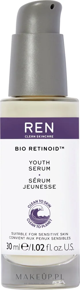 Сыворотка для лица REN Bio Retinoid Youth антивозрастная с растительной альтернативой ретинолу и ниацинамидом 30 мл
