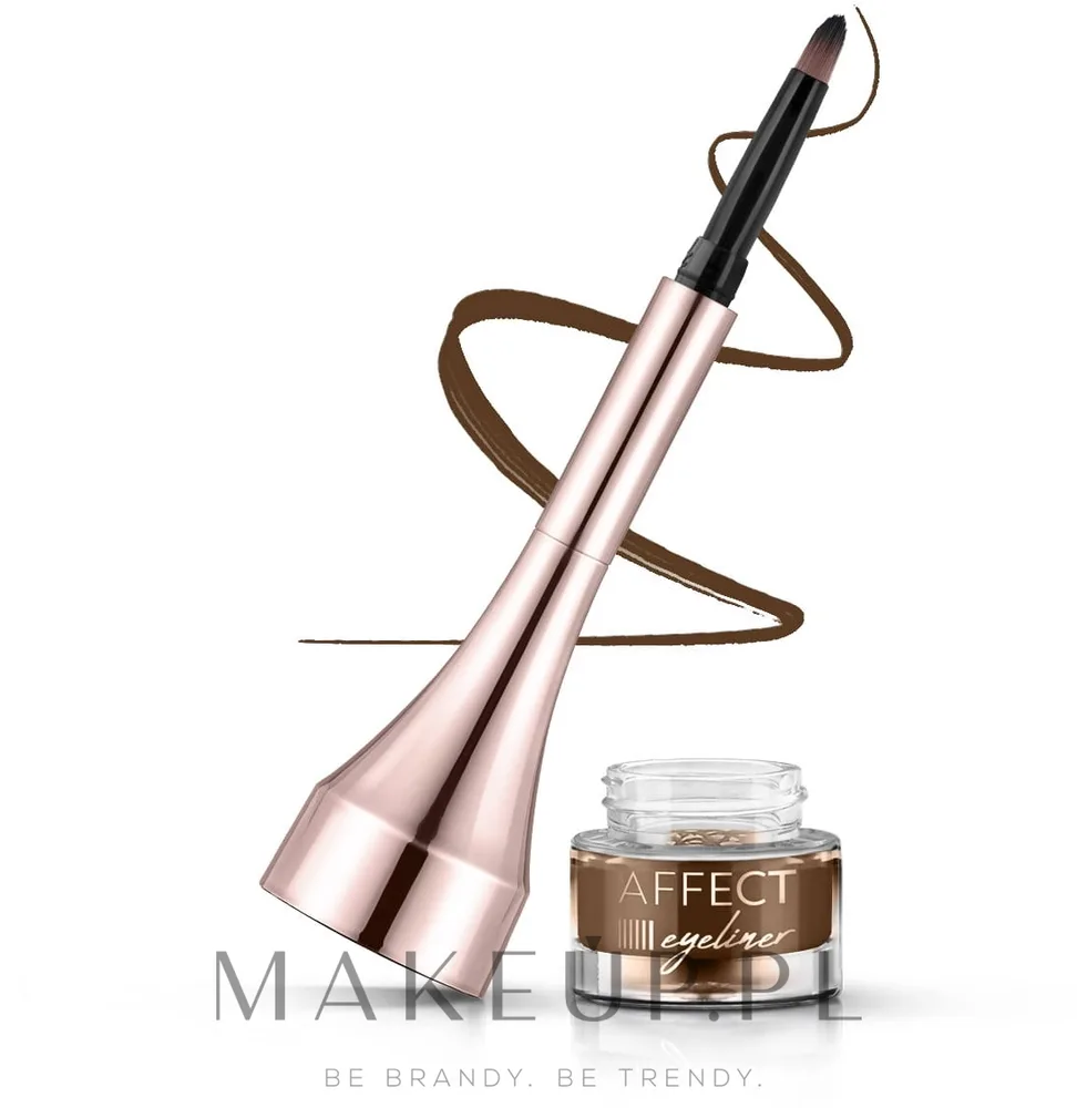 Подводка для глаз Affect Cosmetics Gel Eyeliner Simple Lines, оттенок Chocolate