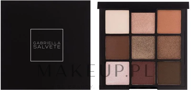 Палетка теней для век Gabriella Salvete Eyeshadow 9 Shades Palette Diamante Bronze