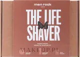 Набор для бритья Men Rock Life Shaver Sandalwood крем помазок и подставка с сандалом 100 мл — фото 1