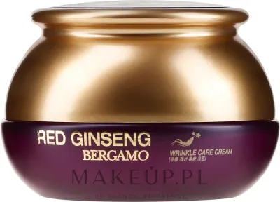 Крем для лица Bergamo Red Ginseng с красным женьшенем для зрелой кожи 50 мл