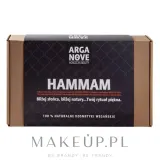 Набор Arganove Moroccan Beauty Hammam черное мыло 100 г аргановое масло 30 мл глина рассул и твердые духи — фото 2
