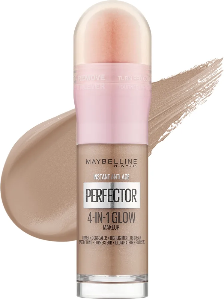Maybelline New York Nabłyszczający korektor do twarzy 4w1 - Многофункциональный корректор Maybelline Instant Age Rewind Instant Perfector 4-In-1 Glow Makeup сияющий 4 в 1, 20 мл, оттенок 01 - Light