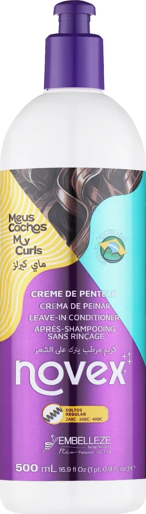 Несмываемый кондиционер для кудрявых волос с экстрактом клюквы Novex My Curls Memorizer Leave-In Conditioner, 500 мл