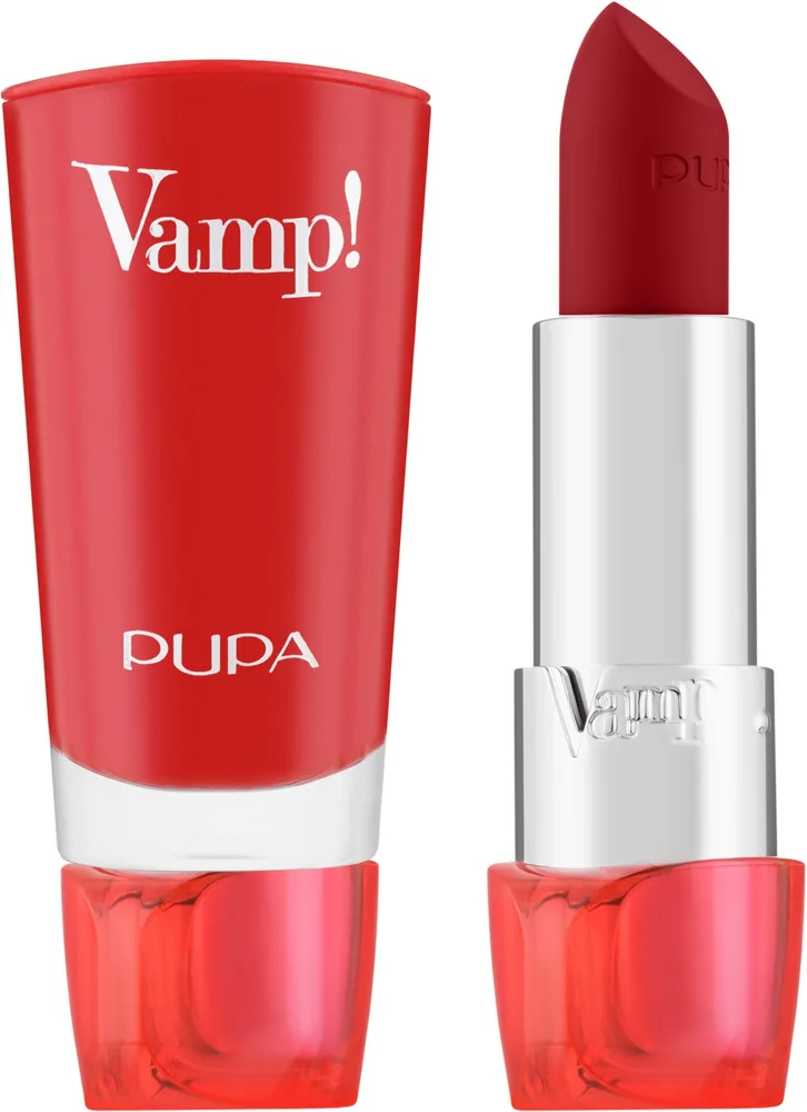 Помада для губ Pupa Vamp! Lips с эффектом объёма, оттенок 202 - Lovely Cherry
