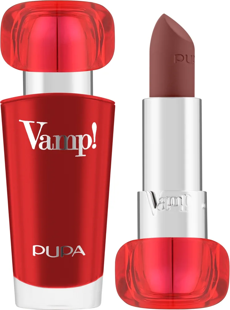 Помада для губ Pupa Vamp! Lips с эффектом объёма, оттенок 205 - Iconic Nude