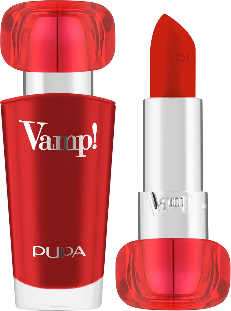 Помада для губ Pupa Vamp! Lips с эффектом объёма, оттенок 305 - True Orange