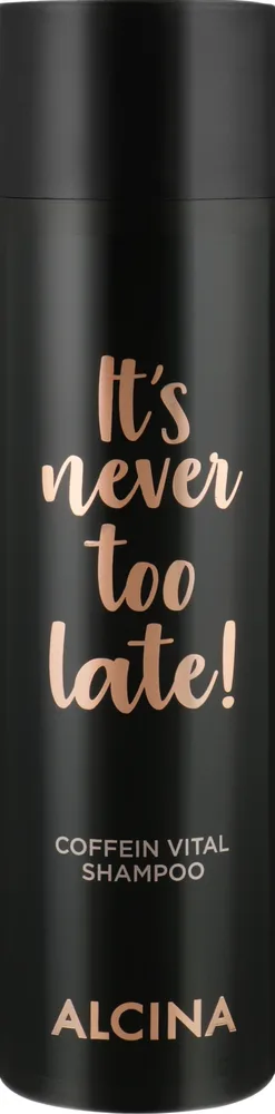 Витаминный шампунь с кофеином Alcina It's Never Too Late Coffein Vital