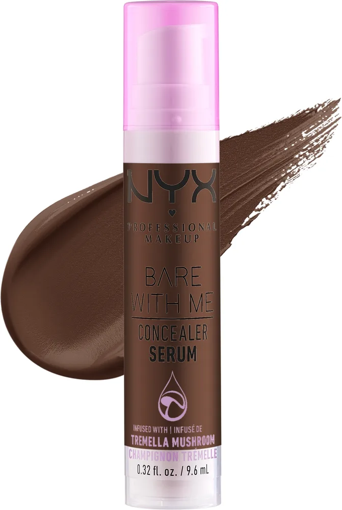 NYX Professional Makeup Pielęgnacyjne serum w korektorze - Корректор-сыворотка для лица NYX Bare With Me ухаживающий, оттенок 13 - Deep