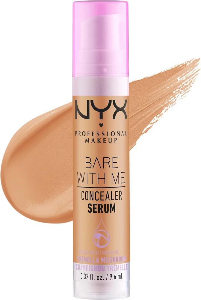 NYX Professional Makeup Pielęgnacyjne serum w korektorze - Корректор-сыворотка для лица NYX Bare With Me ухаживающий, оттенок 2.5 - Medium Vanilla
