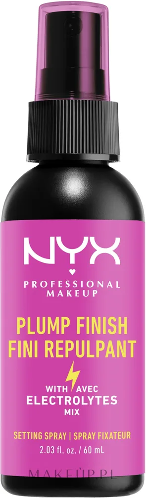 NYX Professional Makeup Spray utrwalający makijaż - Спрей для фиксации макияжа NYX Plump Right Back